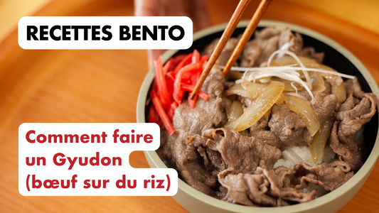 Recettes bento : Comment faire un gyudon