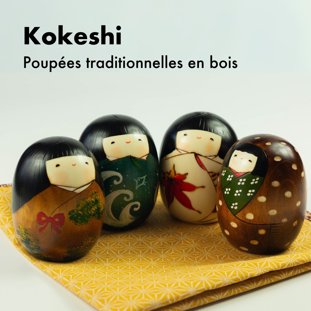 Poupées Kokeshi