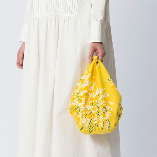 Furoshiki Cohare - Mimosa (jaune, 70 cm)