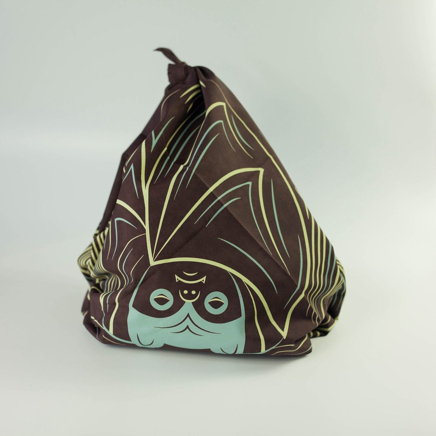 Furoshiki Idrorepellente Musubi Cochae - Kômori (marrone, 70 cm)