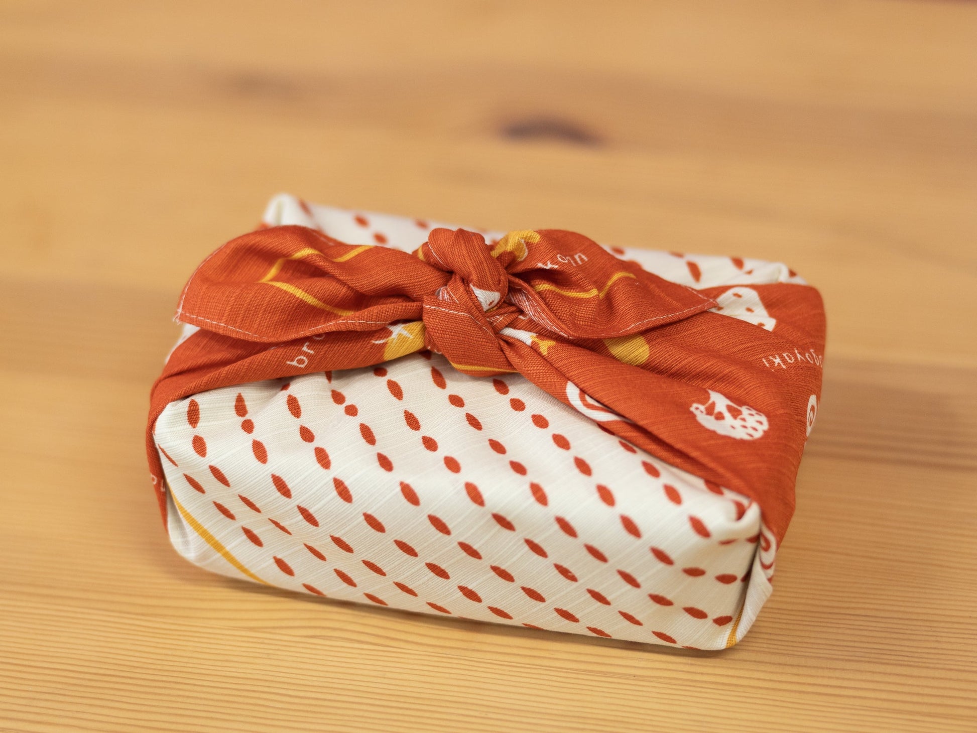 Bento Foods Furoshiki | Orange - Bento&co