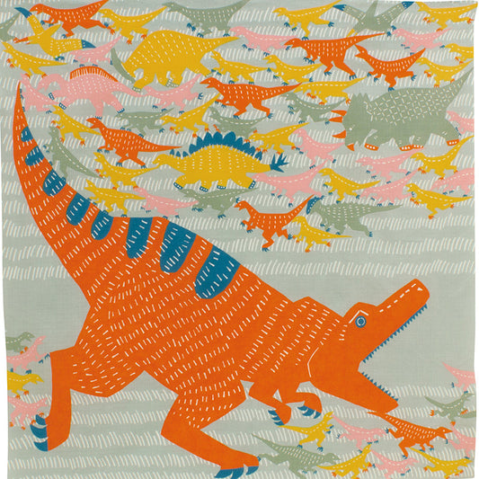 Furoshiki Kata Kata - Kyoryu (grijsgroen, 104 cm)