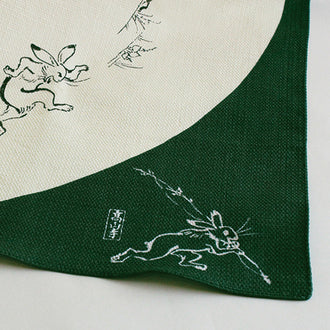 Furoshiki Chôjûgiga (groen, 68 cm)