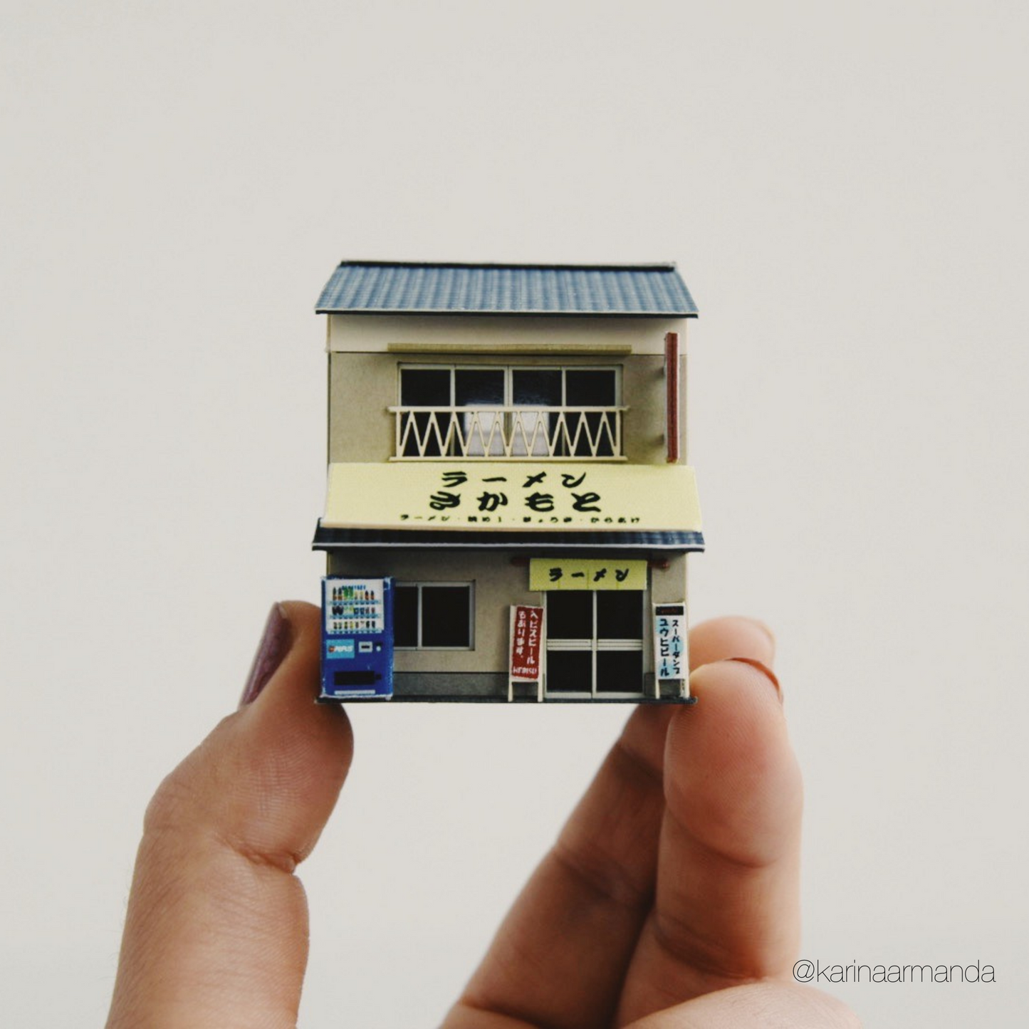 Miniatuurkunst Nostalgisch Japan - Ramen Restaurant