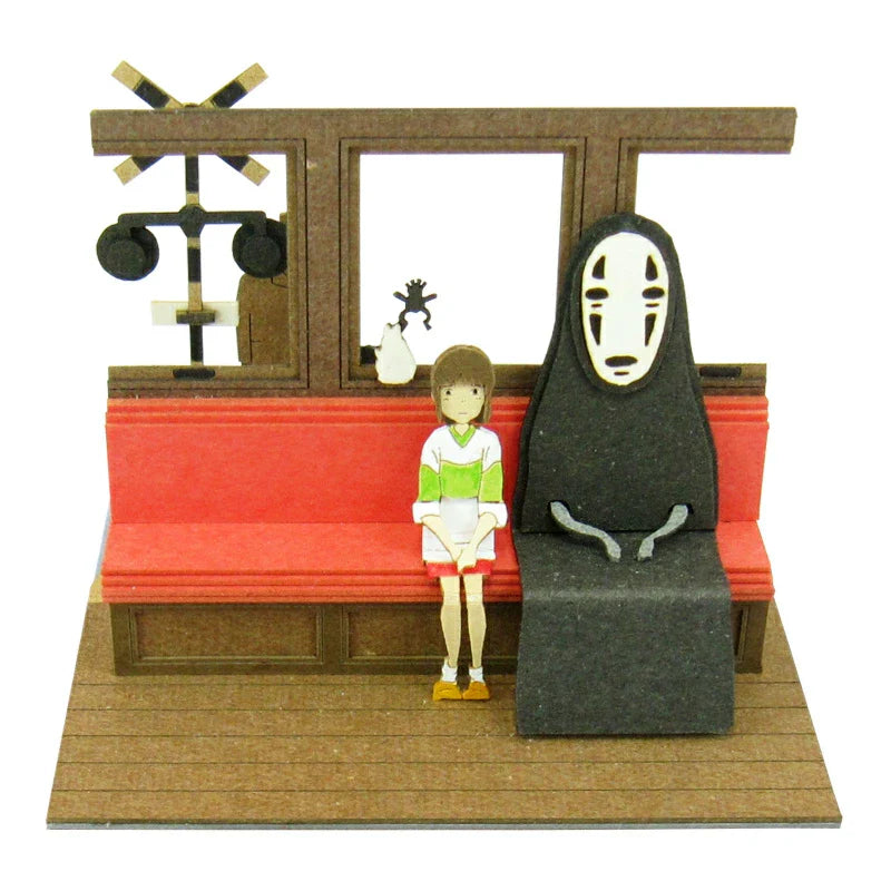 Miniatuart Ghibli - Le Voyage de Chihiro : Dans Le Train