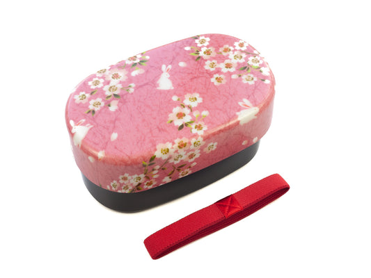 Bento Sakura Usagi (roze, 570 ml)