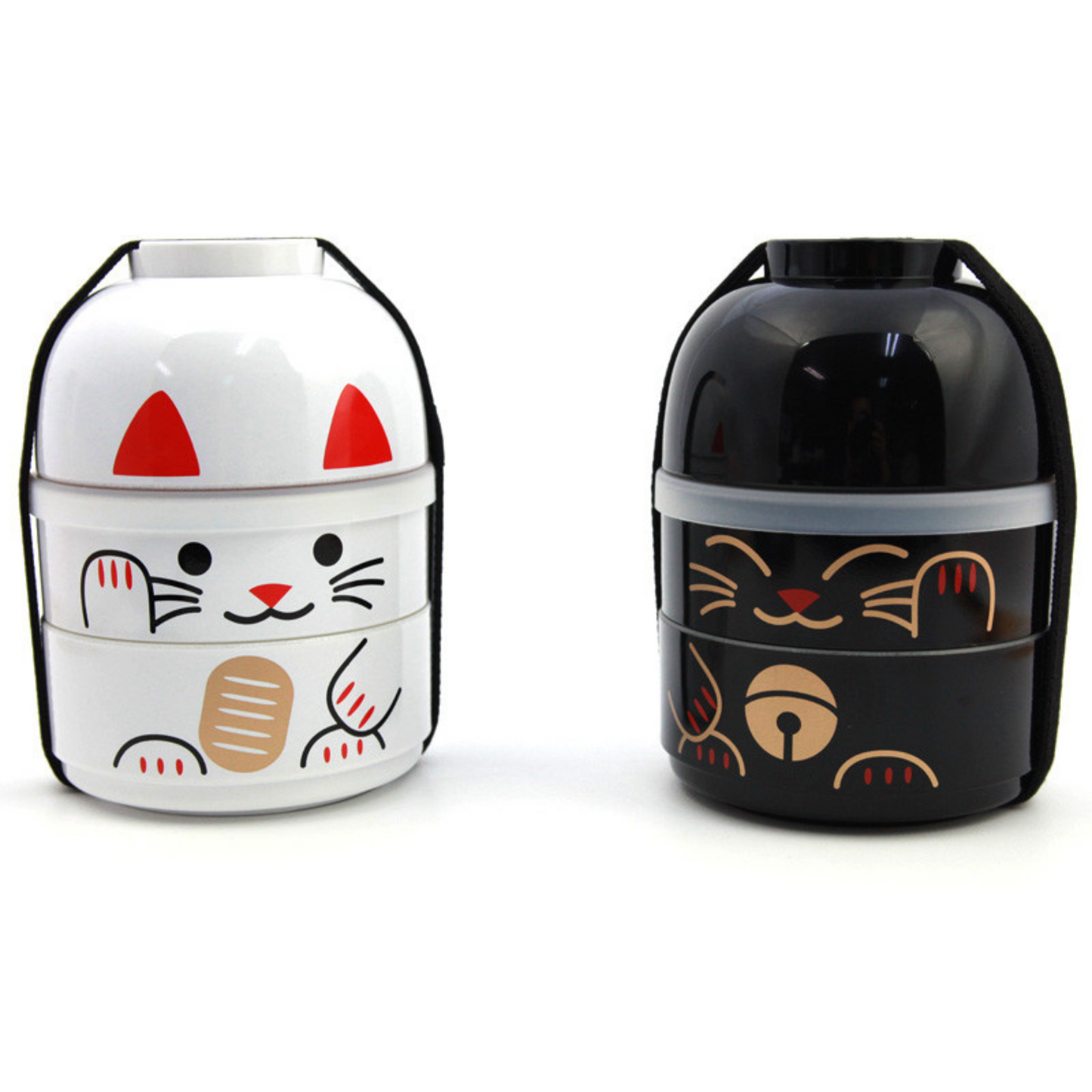 Bento Kokeshi - Maneki Neko noir