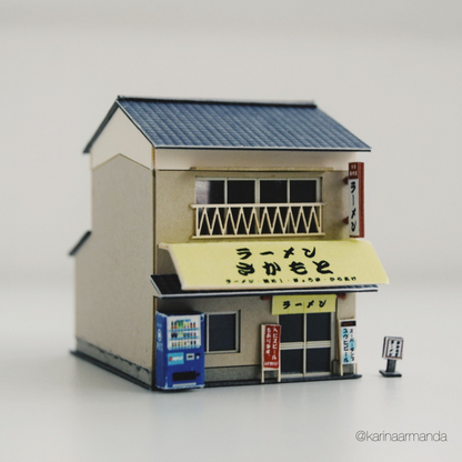 Miniatuurkunst Nostalgisch Japan - Ramen Restaurant