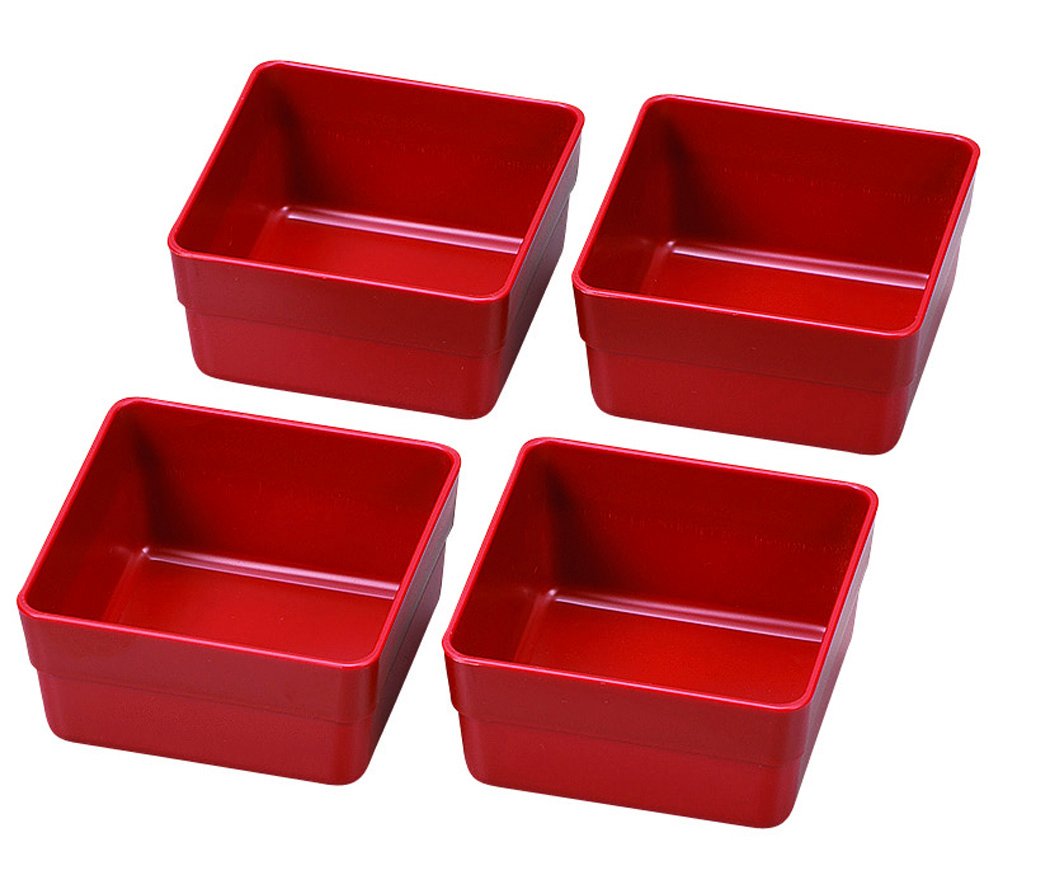 inner compartement Red by Hakoya - Bento&co Japanese Bento Lunch Boxes and Kitchenware Specialists