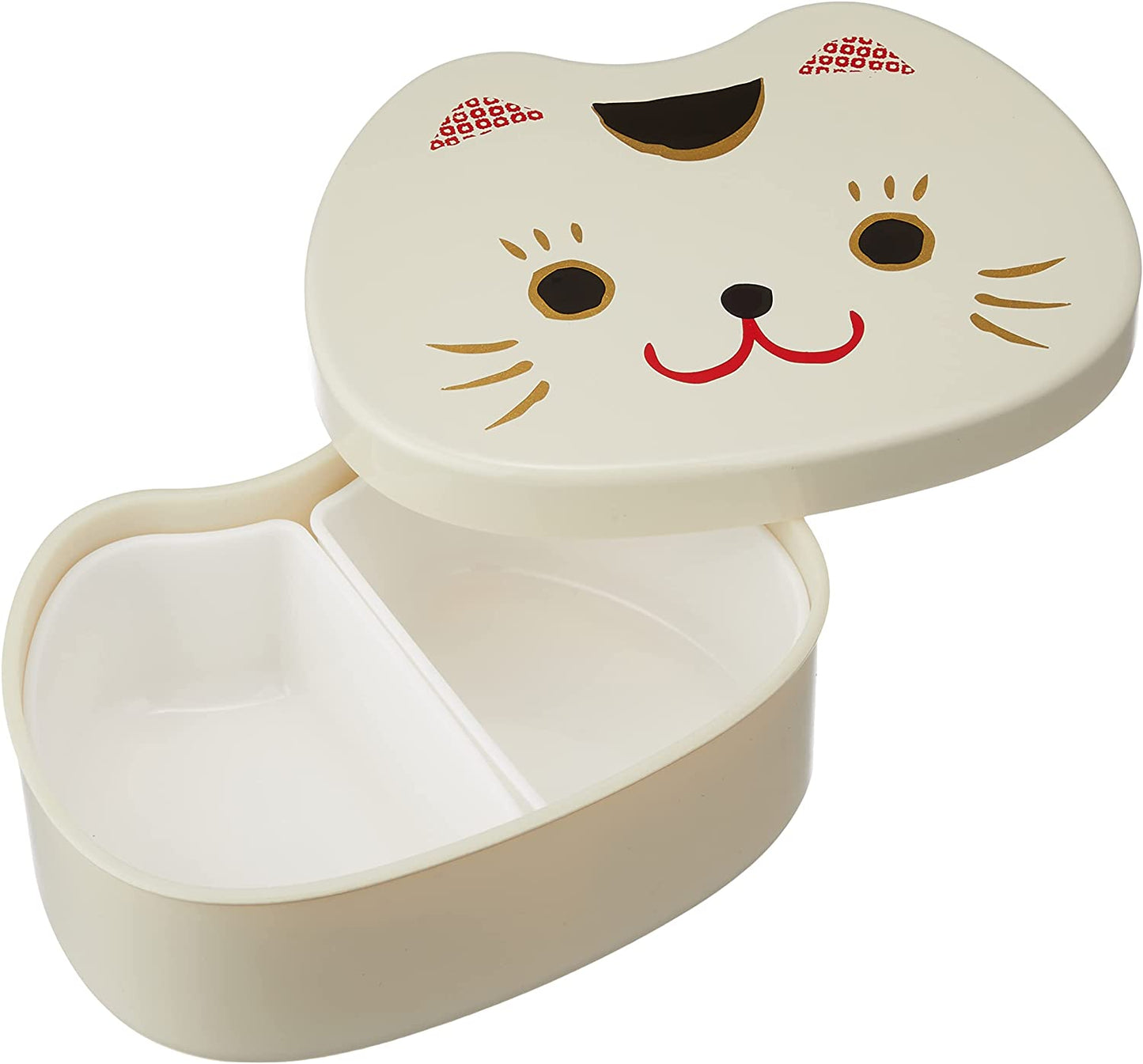 Ensemble Bento Kao Neko (blanc)