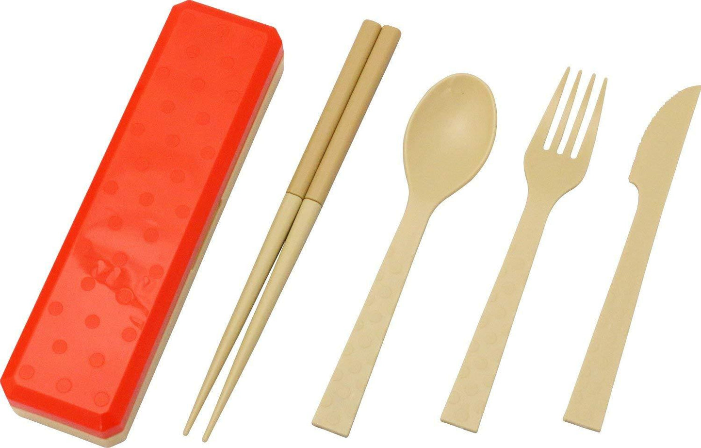 GO OUT Cutlery | Brick Red by Kokubo - Bento&co Japanese Bento Lunch Boxes and Kitchenware Specialists