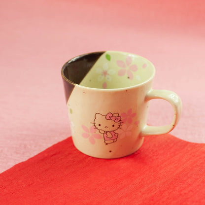 Mug Mino Yaki Hello Kitty Sakura