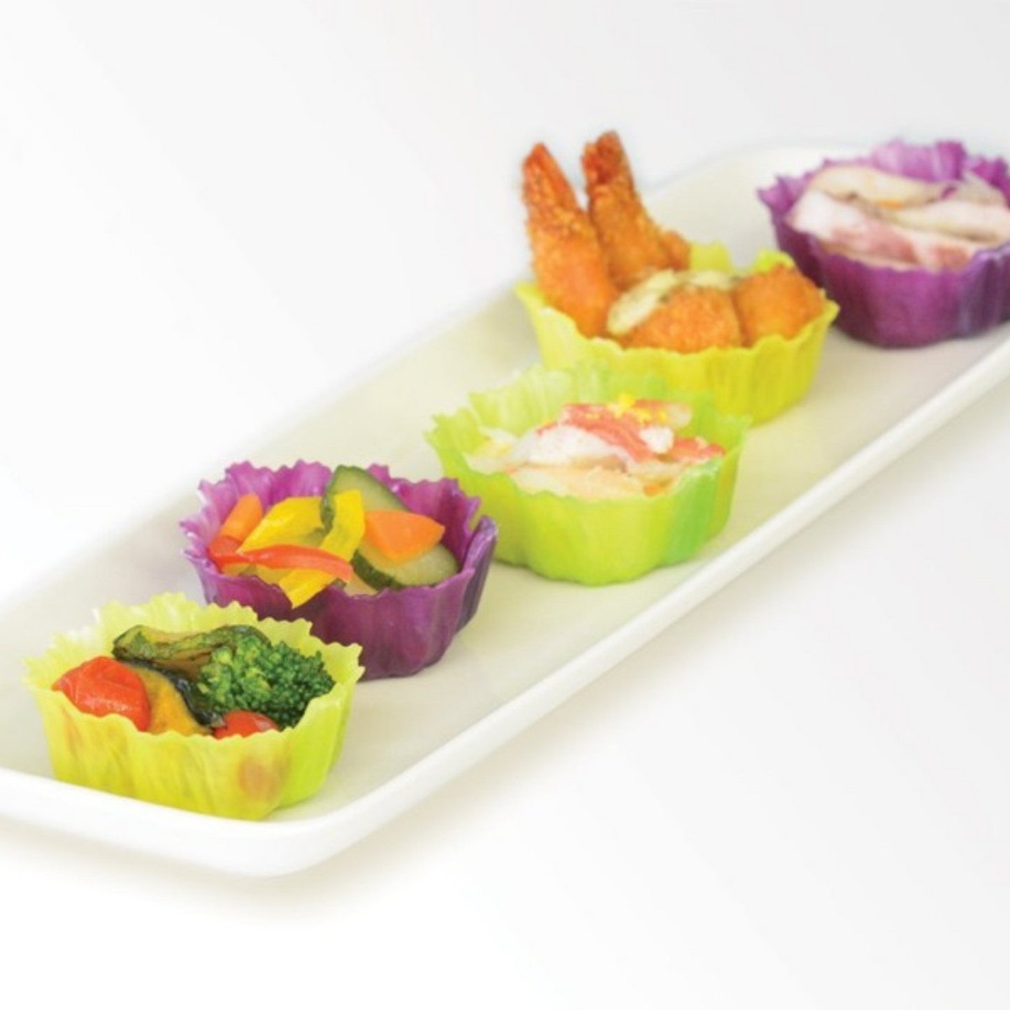 Green Veggie Cups | Square - Bento&co