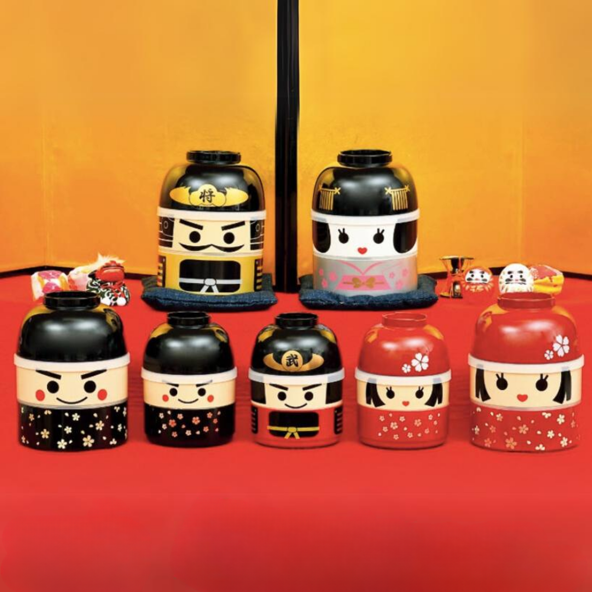 Big Kokeshi Bento Busho 1200mL - Bento&co