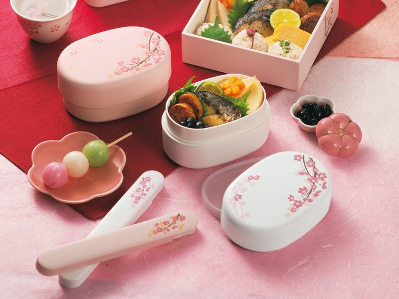 Sakura Compact Bento | pink by Hakoya - Bento&co Japanese Bento Lunch Boxes and Kitchenware Specialists