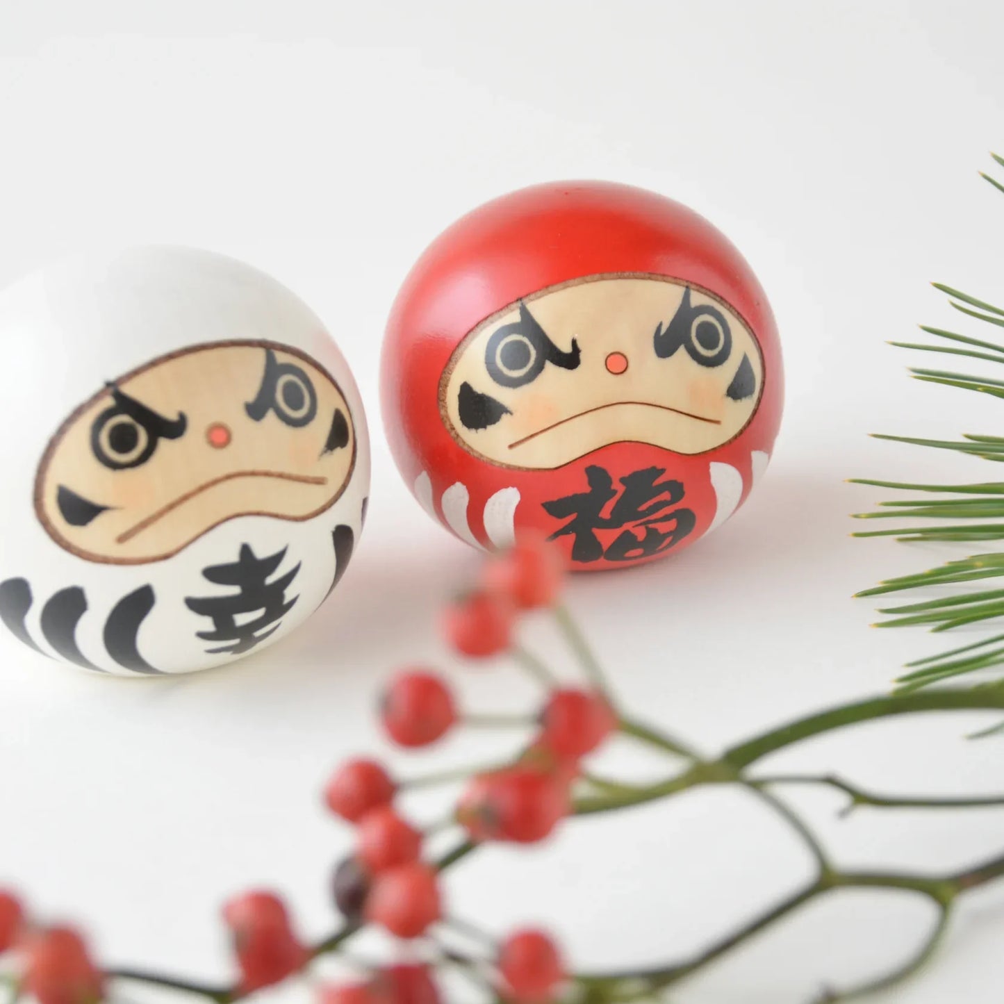 Poupée Kokeshi - Daruma (rouge)