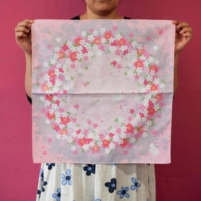 Furoshiki Sakura no Wa (rose, 50 cm)