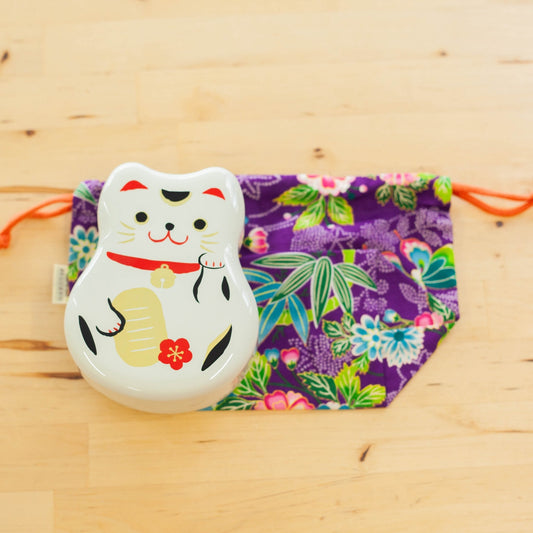 Set Kimono Maneki Neko Bento