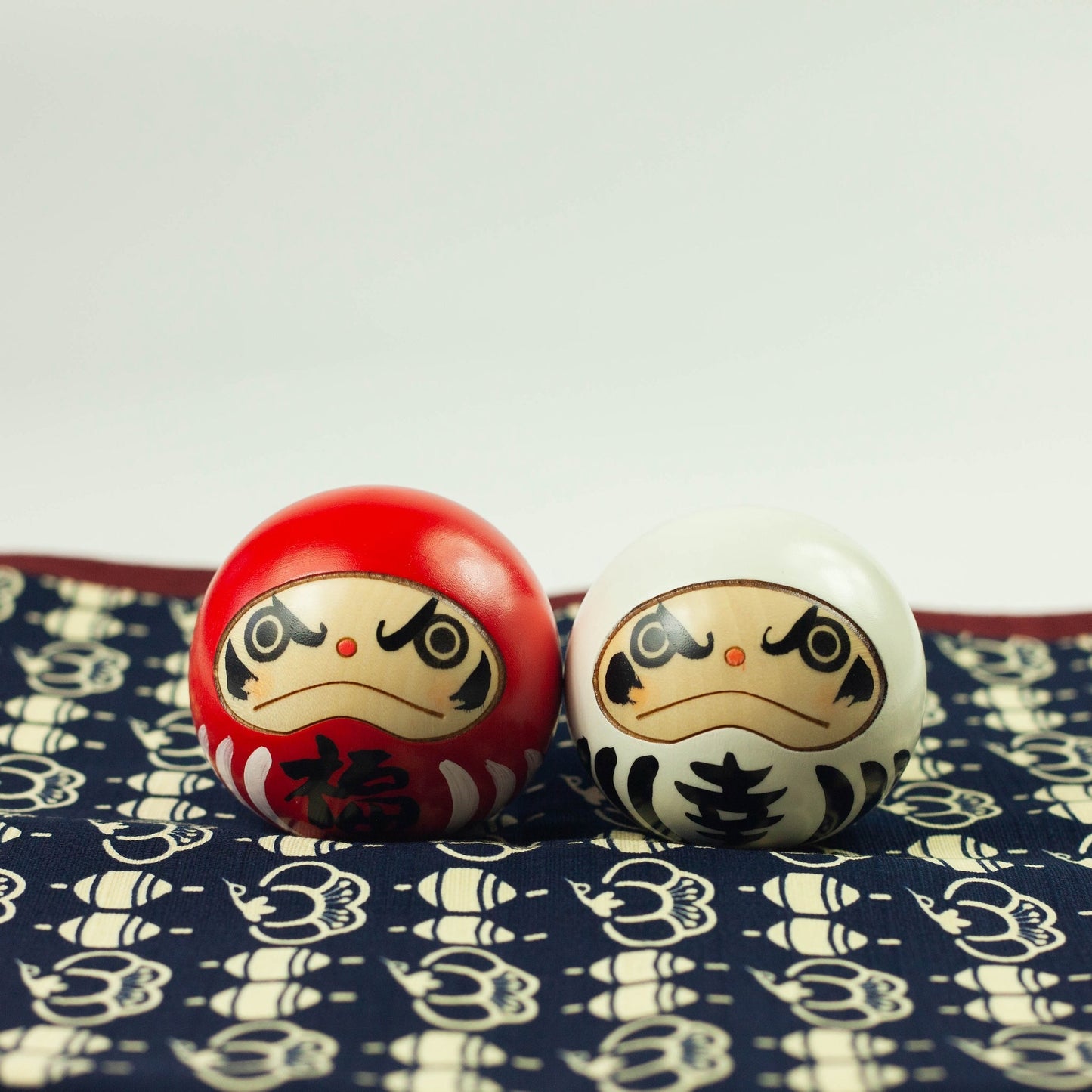 Poupées Kokeshi - 2 Daruma