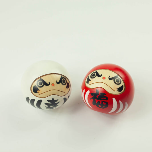 Poupées Kokeshi - 2 Daruma