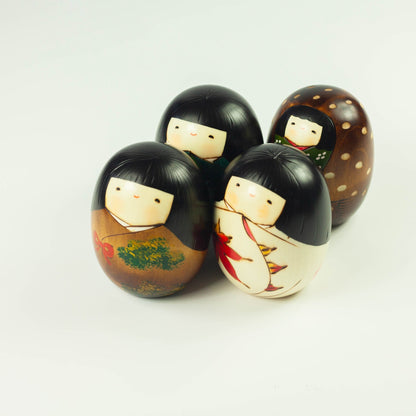 Poupées Kokeshi - 4 Saisons