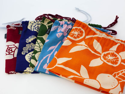 Original Furoshiki Bag | Orange by Sanyo Shoji - Bento&co Japanese Bento Lunch Boxes and Kitchenware Specialists