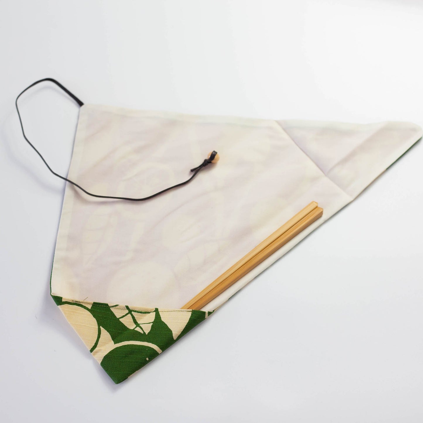 Origineel Daidai furoshiki eetstokjesdoosje (groen)