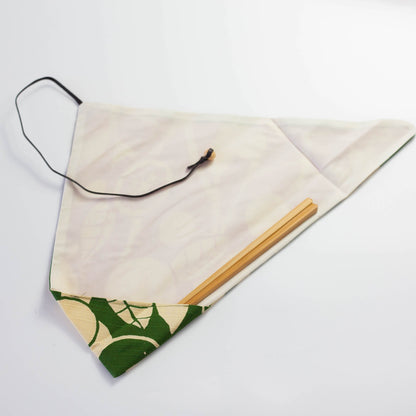 Origineel Daidai furoshiki eetstokjesdoosje (groen)