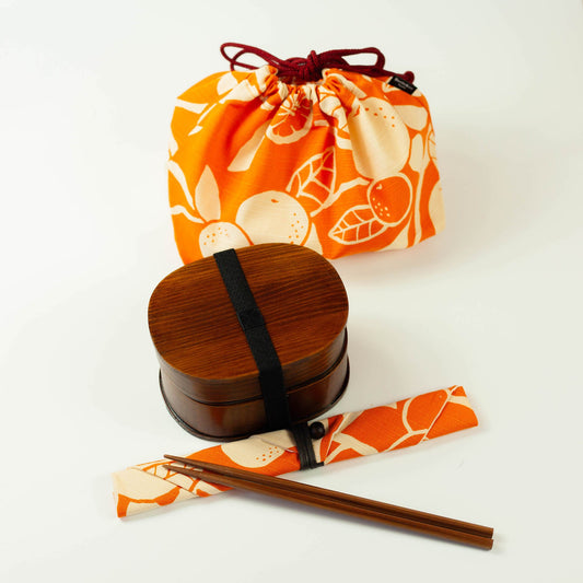 Set Bento originale - Daidai arancione