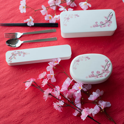 Set posate Sakura (bianco)