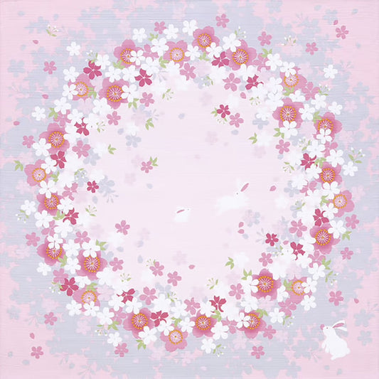 Furoshiki Sakura no Wa (roze, 50 cm)