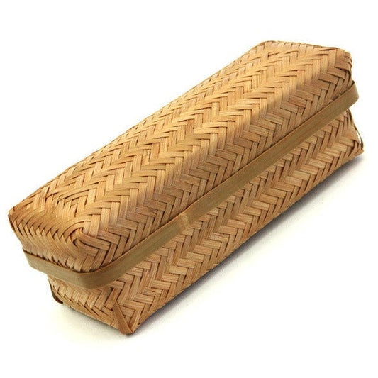 Weaved Bamboo Bento Box | Long by Yamaki - Bento&co Japanese Bento Lunch Boxes and Kitchenware Specialists