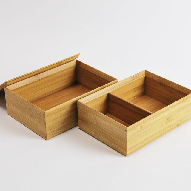 Handmade Take Bako Bento Box | Red Band by Kohchosai Kosuga - Bento&co Japanese Bento Lunch Boxes and Kitchenware Specialists