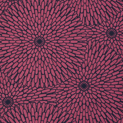 Furoshiki Déperlant Isa Monyo - Kiku (violet, 100 cm)
